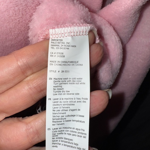 Oh So Barbie Pink Fleece Top M -New - Picture 5 of 7